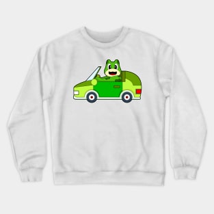 Frog Car Crewneck Sweatshirt